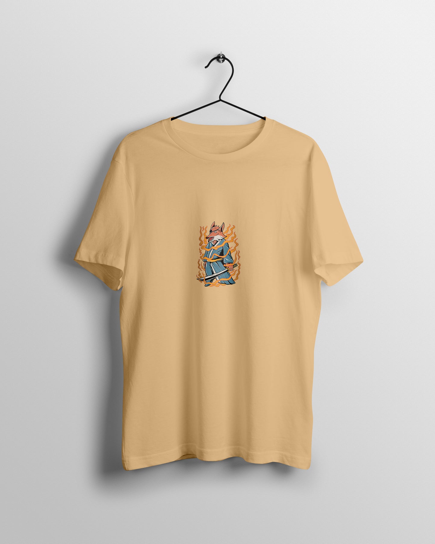 Wolf Graphic Printed Unisex Oversized T-shirt D073