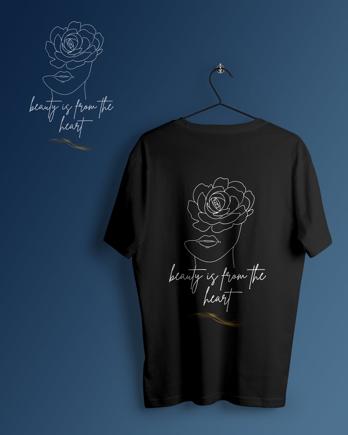Rose lady Graphic Printed Unisex Oversized T-shirt D097