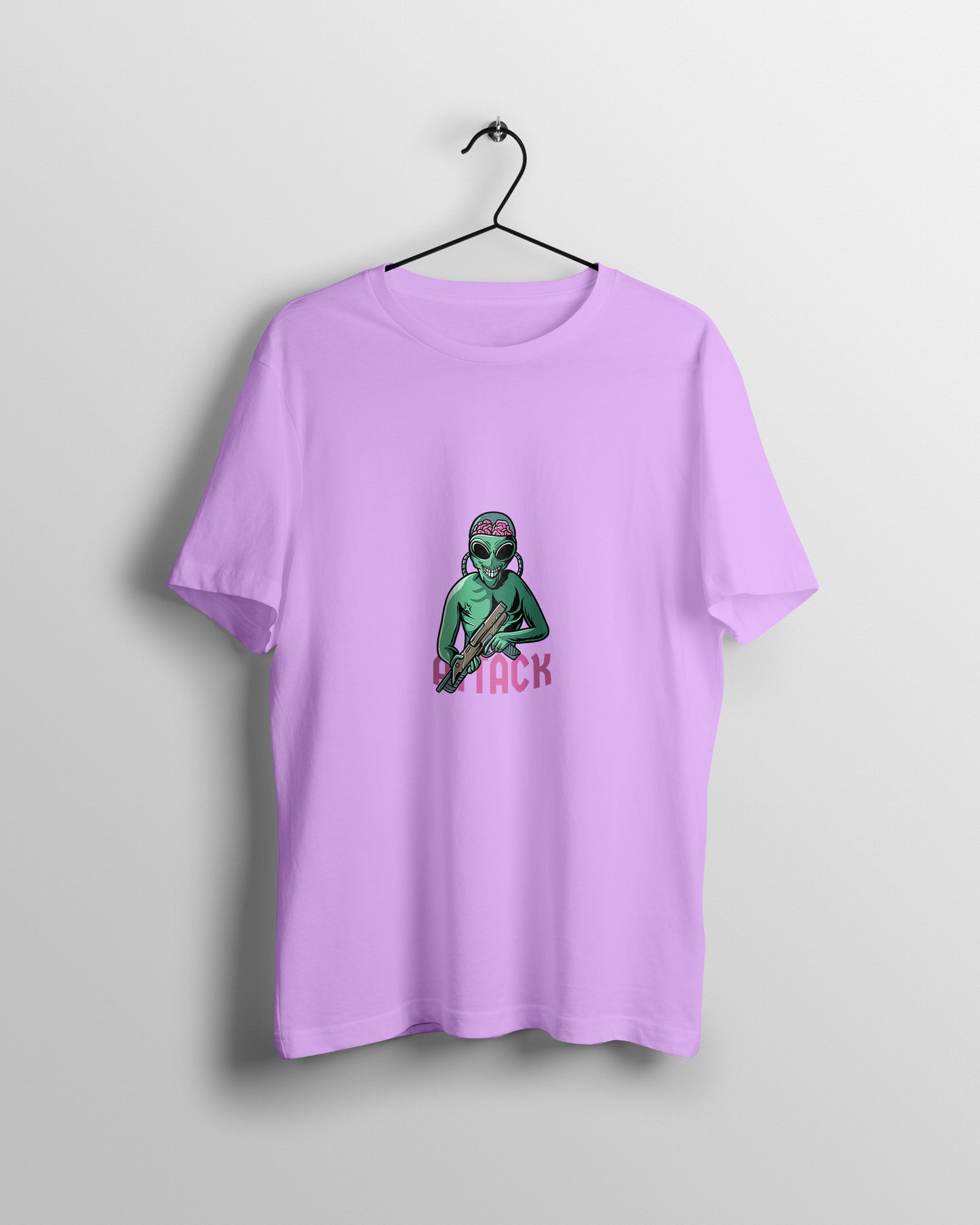 Attack Graphic Printed Unisex Oversized T-shirt D072