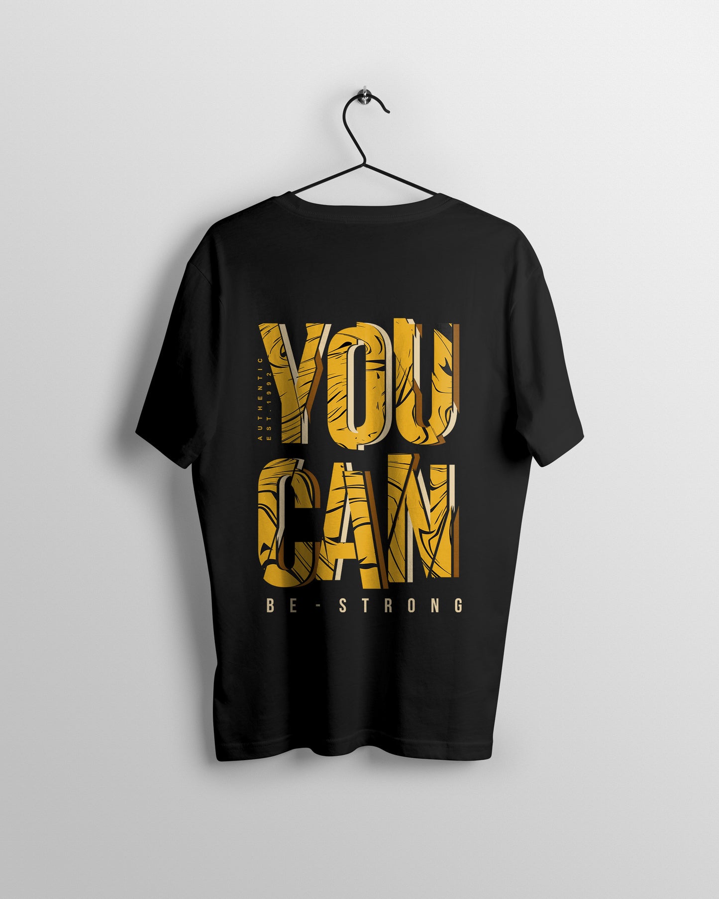 You Can Graphic Printed Unisex Oversized T-shirt D033