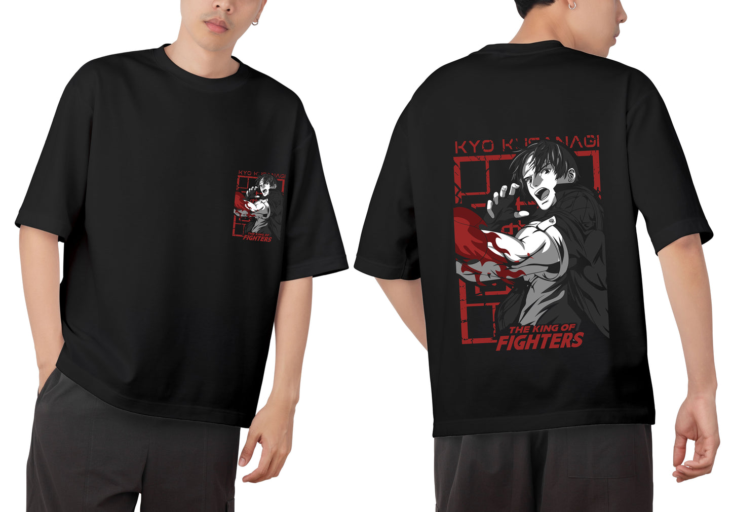 The King Of Fighters Graphic Printed Unisex Oversized T-shirt D021